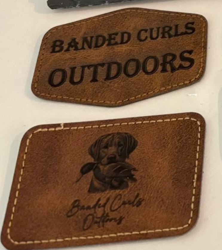 Custom Laser Engraved Leather Patch Hat