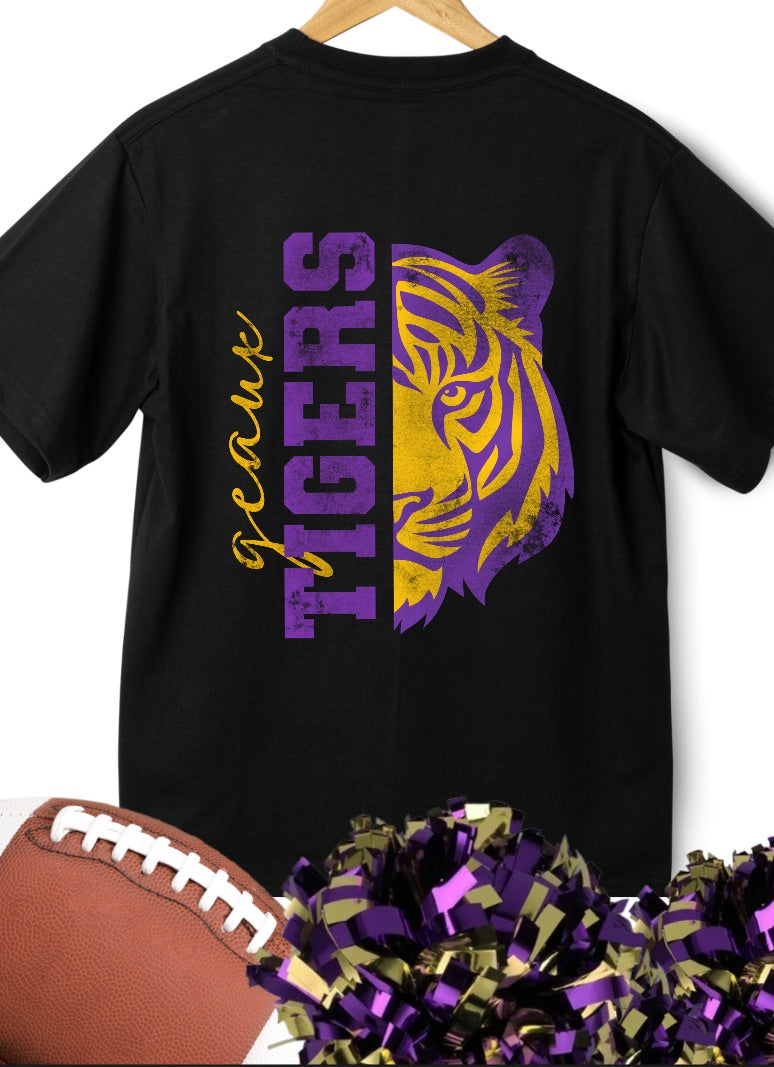 Geaux Tigers Tee in Black