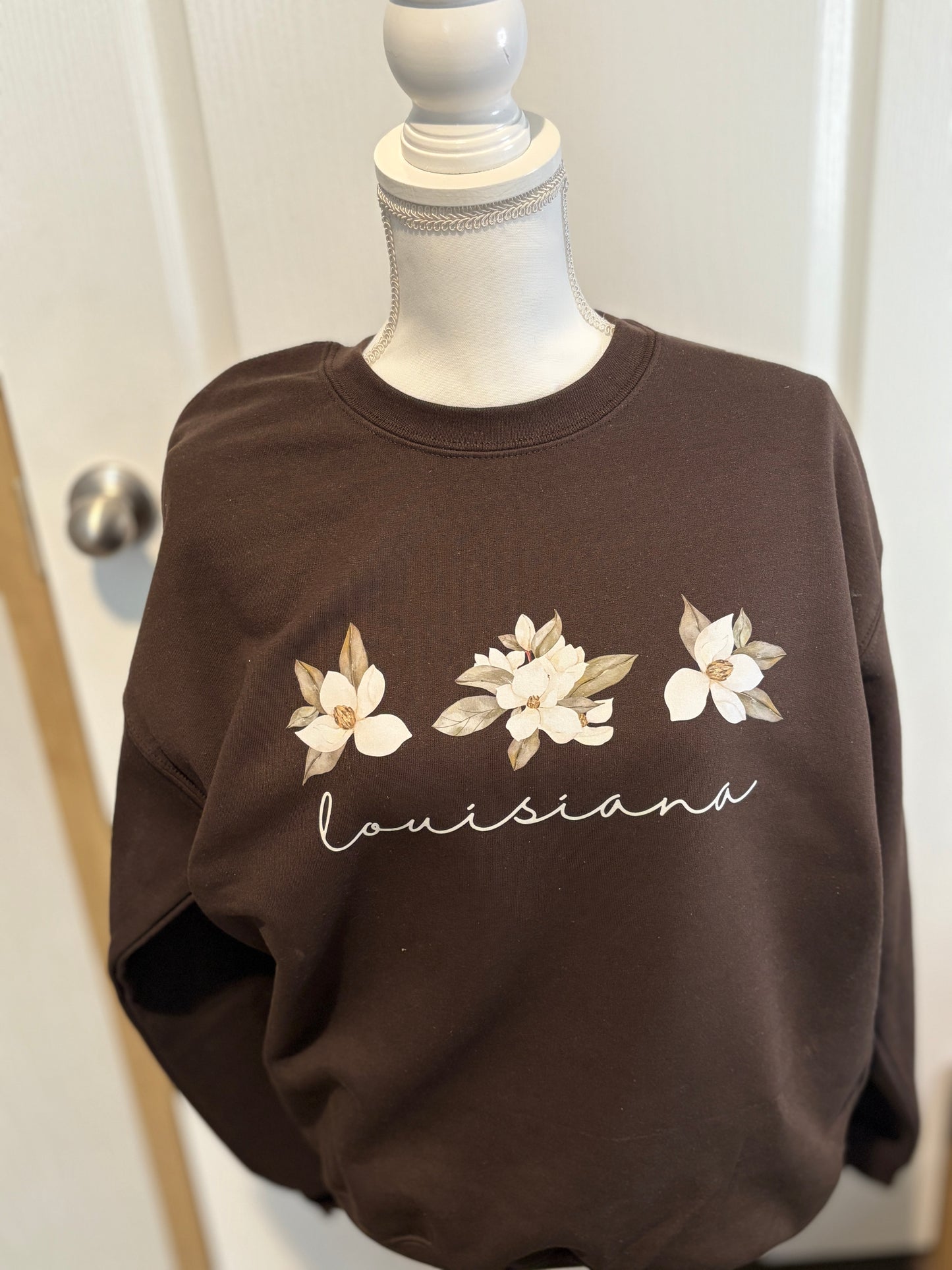 Louisiana Magnolia Shirt - Southern State Pride Tee, Long Sleeve & Sweatshirt