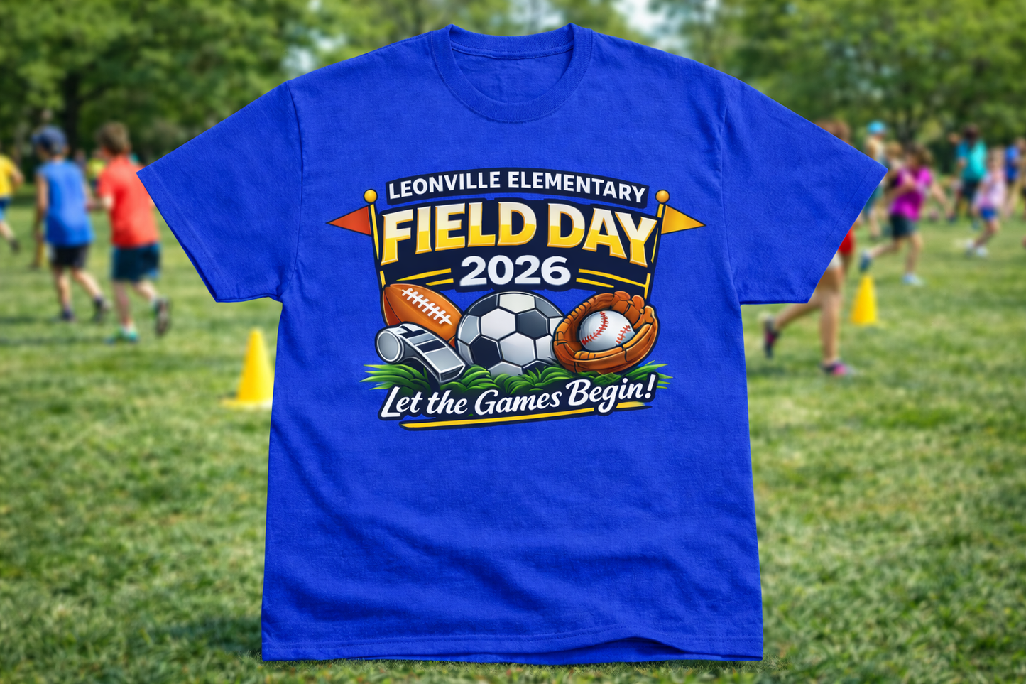 Leonville Elementary Field Day 2026 T-Shirt