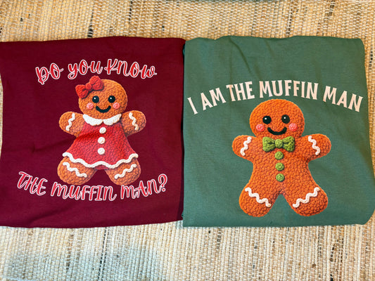 Gingerbread Girl and Boy Shirts