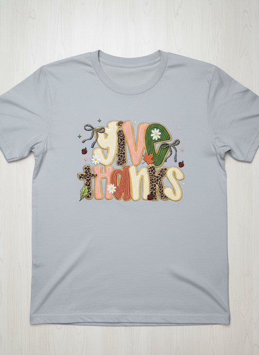 Boho Give Thanks Shirt