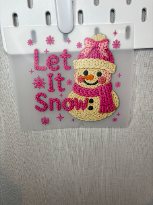 Let it Snow DTF Print