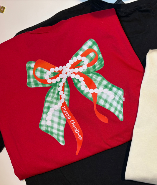 Christmas Bow Shirt