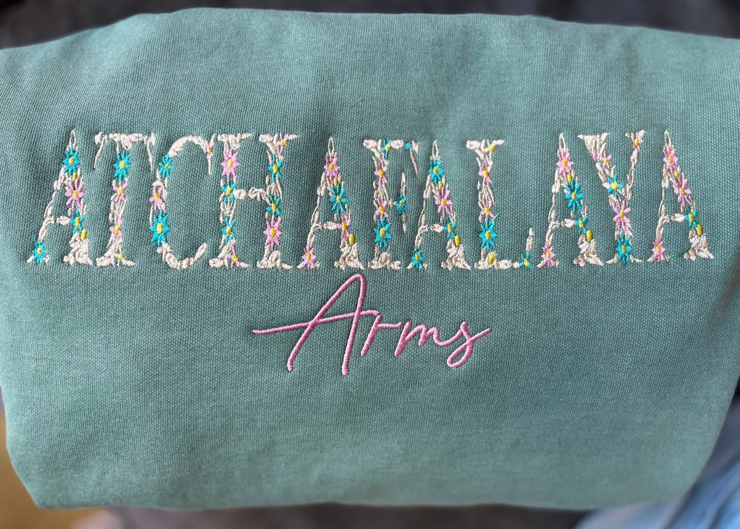 Custom Embroidered Sweatshirt - Any Name or Initials