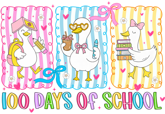 100 Days of School Preppy Goose Shirt