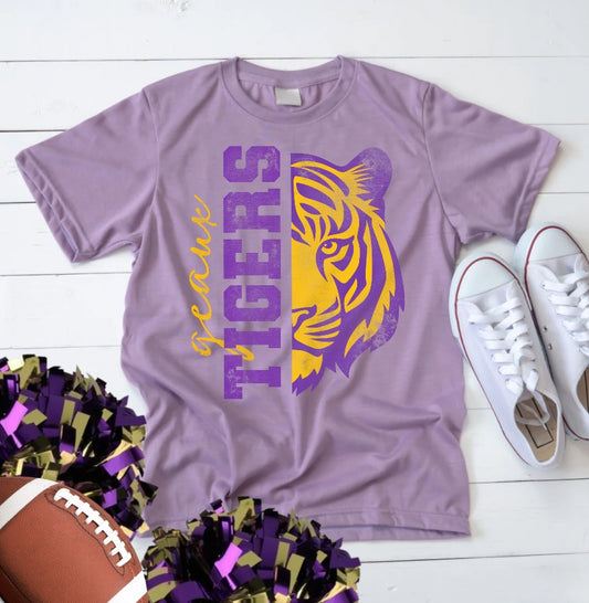 Geaux Tigers Tee in Purple