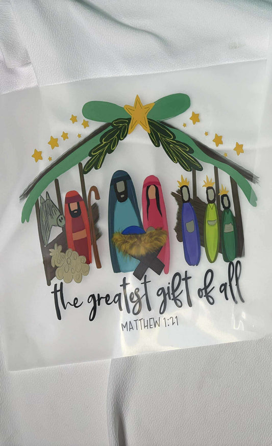 Nativity DTF Print