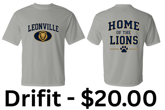 Leonville Lions Drifit Tee – Double Sided